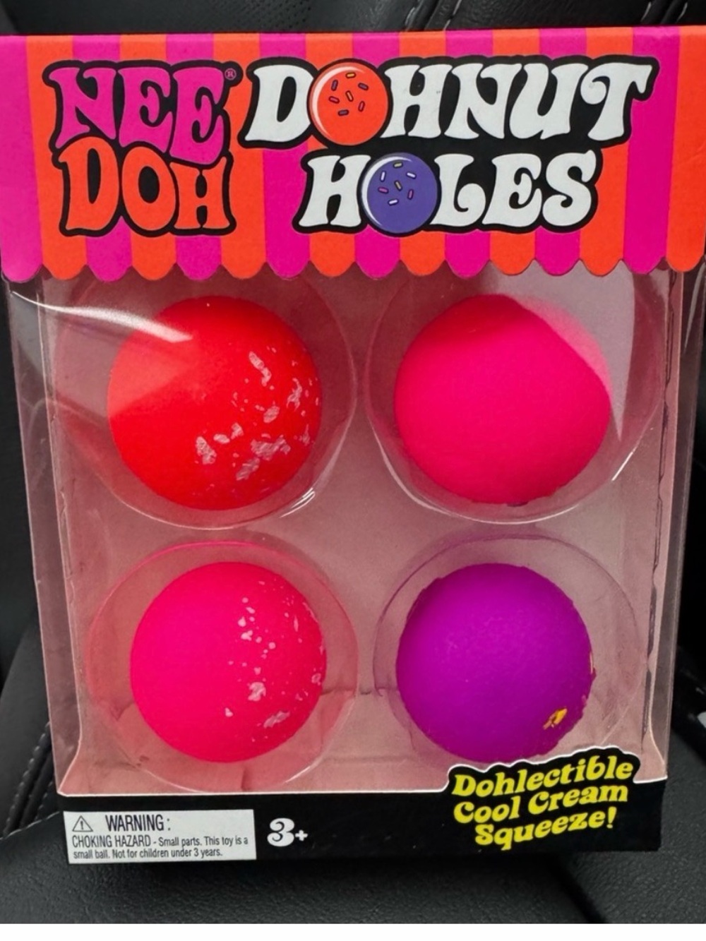 Dohnut Holes Pack - Pink & Purple Squeeze Toys